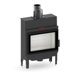 КАМИННАЯ ТОПКА HITZE HST68X43.S 9,3 KW